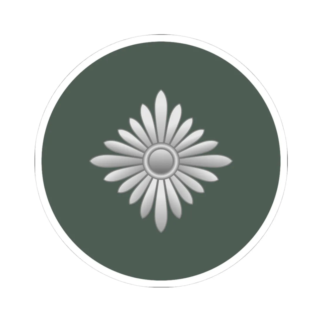 WMacht OR1a OberSoldat 1935 1945 (Germany) (Military Rank) STICKER Vinyl Kiss-Cut Decal 3 Inch White - The Sticker Space