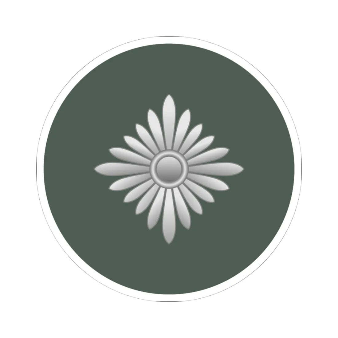 WMacht OR1a OberSoldat 1935 1945 (Germany) (Military Rank) STICKER Vinyl Kiss-Cut Decal 4 Inch White - The Sticker Space