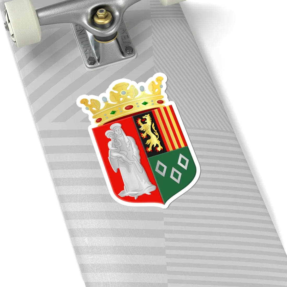 Woensdrecht wapen (Netherlands) (Coat of Arms) STICKER Vinyl Kiss-Cut Decal - The Sticker Space