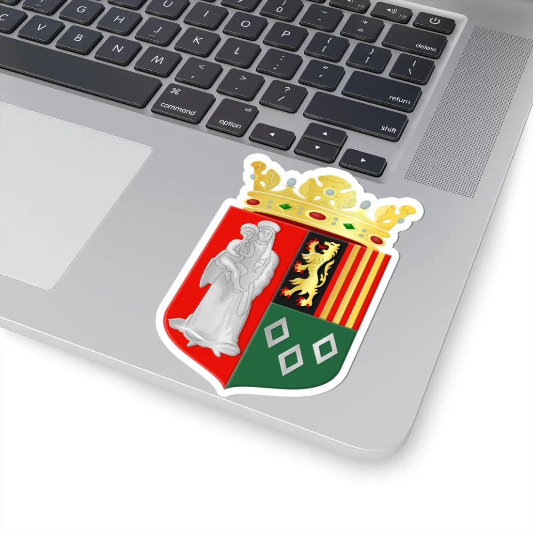 Woensdrecht wapen (Netherlands) (Coat of Arms) STICKER Vinyl Kiss-Cut Decal - The Sticker Space