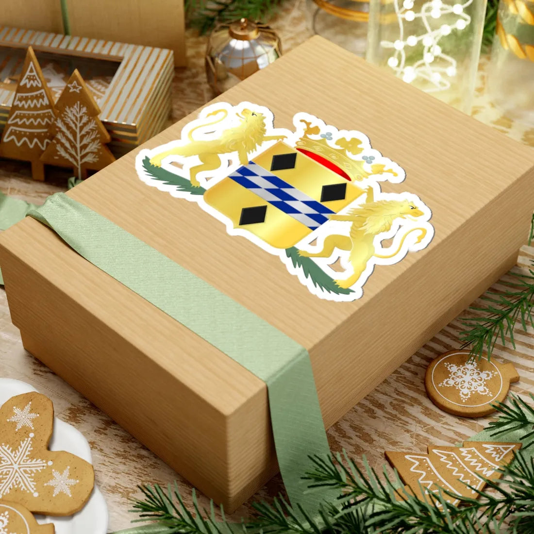 Woerden wapen (Netherlands) (Coat of Arms) STICKER Vinyl Kiss-Cut Decal - The Sticker Space