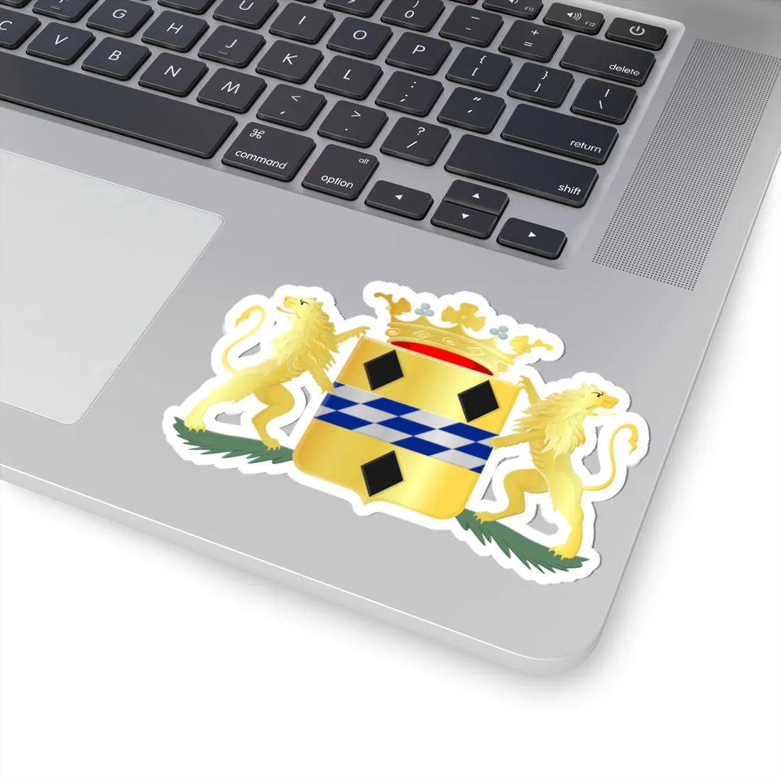 Woerden wapen (Netherlands) (Coat of Arms) STICKER Vinyl Kiss-Cut Decal - The Sticker Space