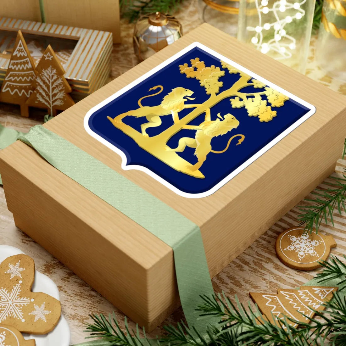 Wognum wapen 1816 (Netherlands) (Coat of Arms) STICKER Vinyl Kiss-Cut Decal - The Sticker Space