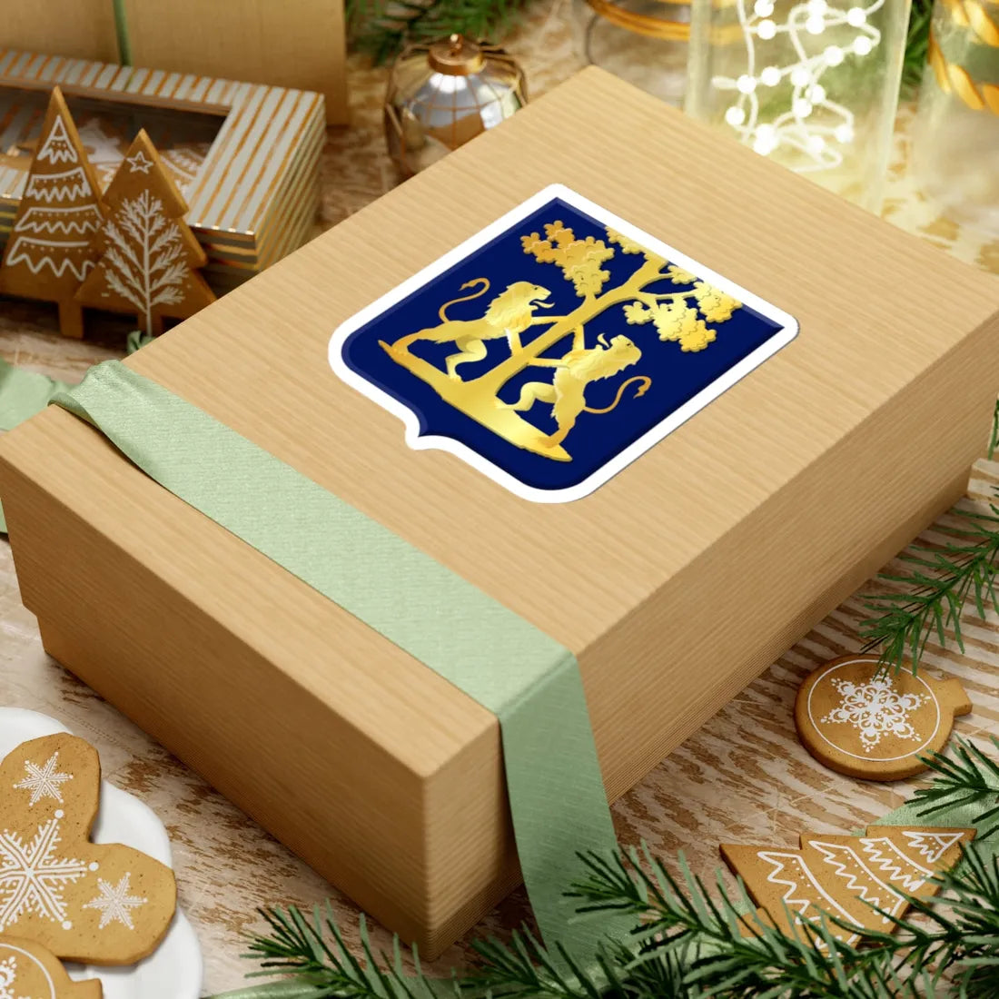 Wognum wapen 1816 (Netherlands) (Coat of Arms) STICKER Vinyl Kiss-Cut Decal - The Sticker Space