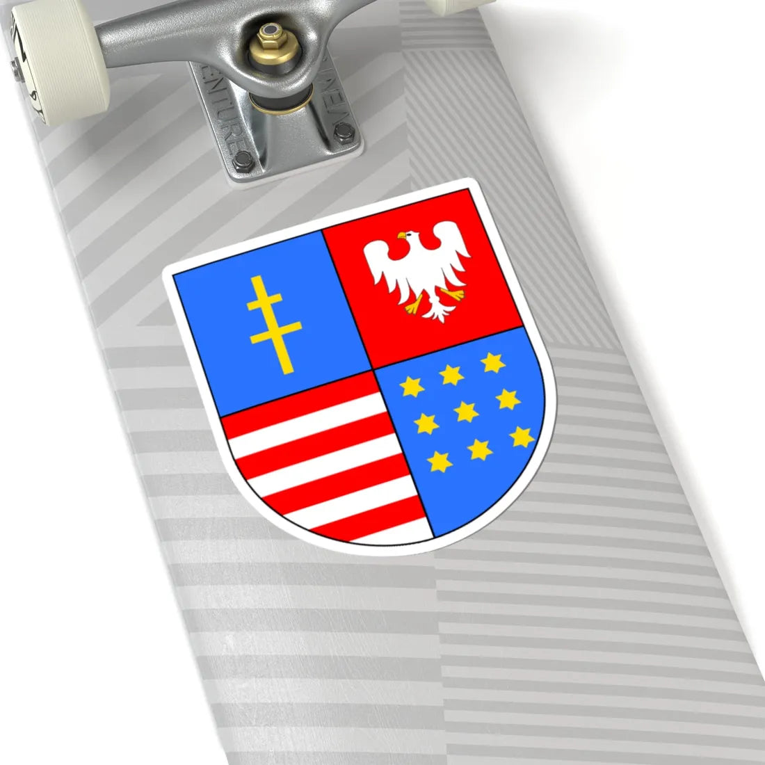 Wojewodztwo swietokrzyskie herb (Poland) (Coat of Arms) STICKER Vinyl Kiss-Cut Decal - The Sticker Space