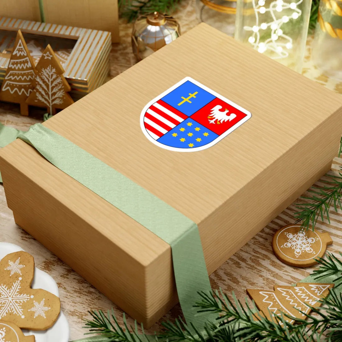 Wojewodztwo swietokrzyskie herb (Poland) (Coat of Arms) STICKER Vinyl Kiss-Cut Decal - The Sticker Space