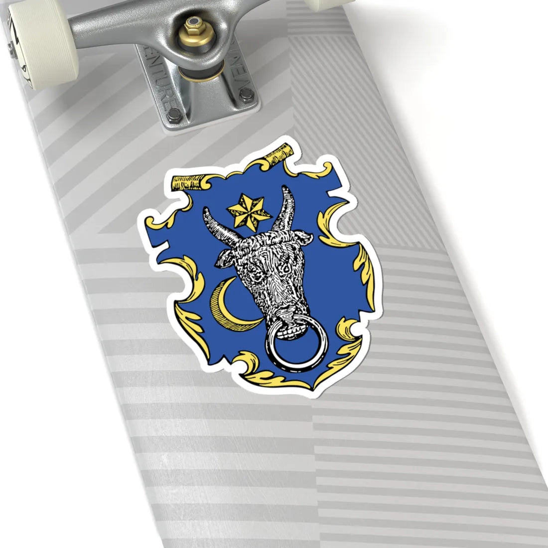 Wojewodztwo woloskie - Paprocki - color (Moldova) (Coat of Arms) STICKER Vinyl Kiss-Cut Decal - The Sticker Space