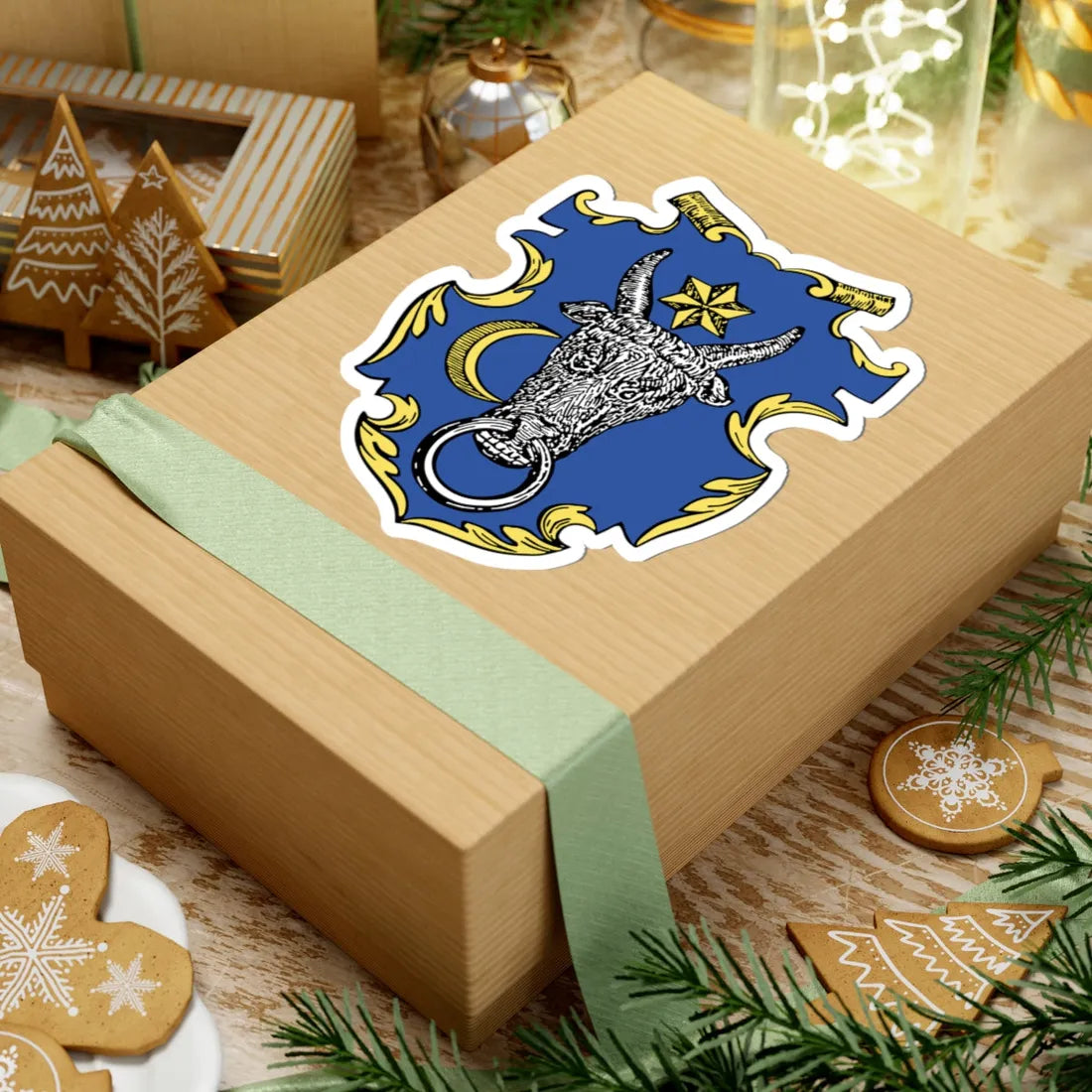 Wojewodztwo woloskie - Paprocki - color (Moldova) (Coat of Arms) STICKER Vinyl Kiss-Cut Decal - The Sticker Space