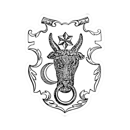 Wojewodztwo woloskie - Paprocki (Moldova) (Coat of Arms) STICKER Vinyl Kiss-Cut Decal 2 Inch White - The Sticker Space