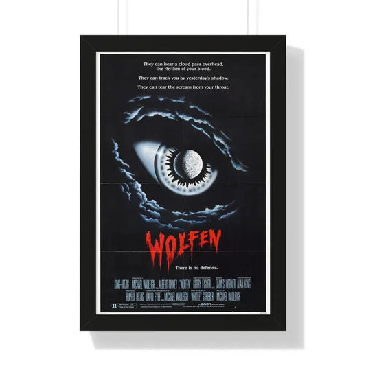 WOLFEN 1981 - Framed Movie Poster 16″ x 24″ Black - The Sticker Space