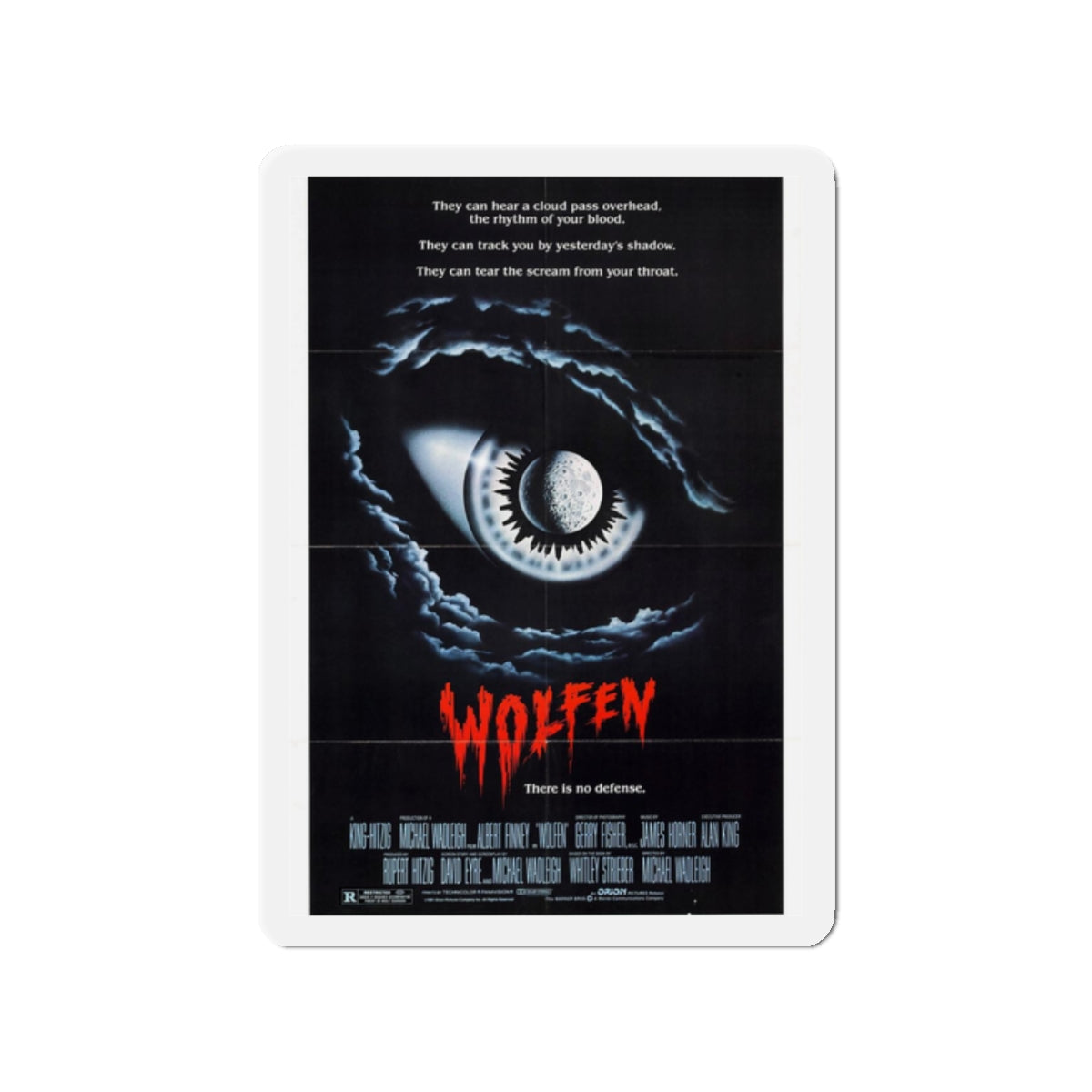 WOLFEN 1981 Movie Poster - Refrigerator Magnet-2" x 2"-The Sticker Space