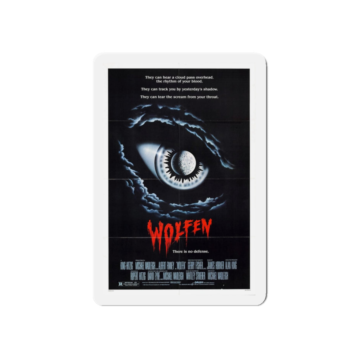 WOLFEN 1981 Movie Poster - Refrigerator Magnet-5" x 5"-The Sticker Space