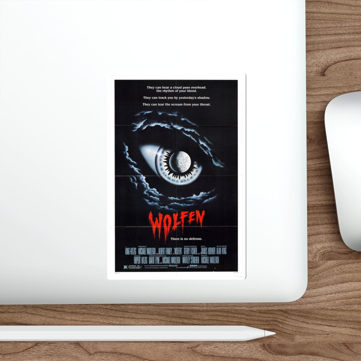 WOLFEN 1981 Movie Poster STICKER Vinyl Die-Cut Decal-The Sticker Space