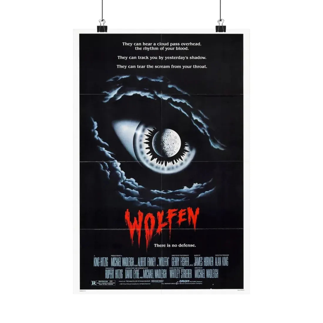 WOLFEN 1981 - Paper Movie Poster 12″ x 18″ Matte - The Sticker Space