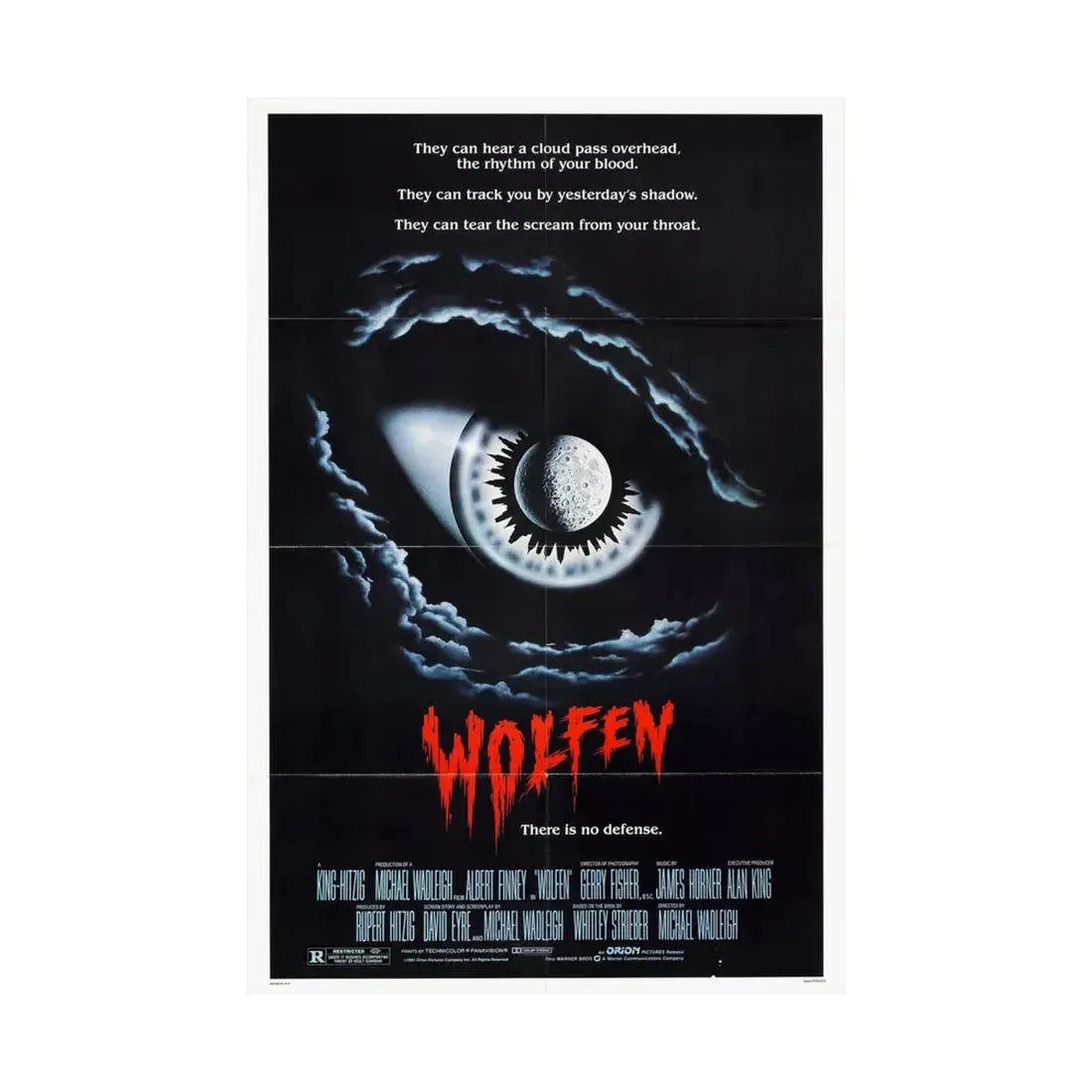 WOLFEN 1981 - Paper Movie Poster - The Sticker Space