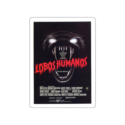 WOLFEN (SPANISH) 1981 Movie Poster STICKER Vinyl Die-Cut Decal 3 Inch - The Sticker Space