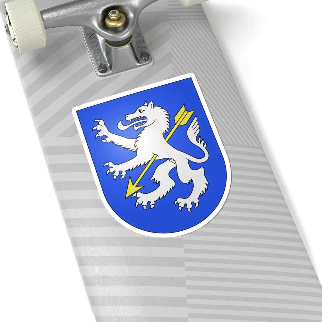 Wolfenschiessen-coat of arms (Switzerland) (Coat of Arms) STICKER Vinyl Kiss-Cut Decal - The Sticker Space