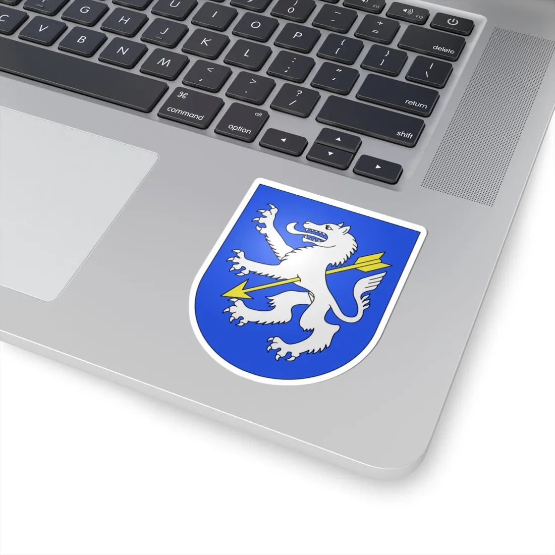 Wolfenschiessen-coat of arms (Switzerland) (Coat of Arms) STICKER Vinyl Kiss-Cut Decal - The Sticker Space