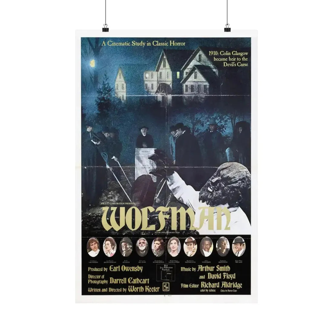 WOLFMAN 1979 - Paper Movie Poster 20″ x 30″ Matte - The Sticker Space