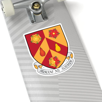Wolfson College Oxford Coat Of Arms Motto (England) (Coat of Arms) STICKER Vinyl Kiss-Cut Decal - The Sticker Space