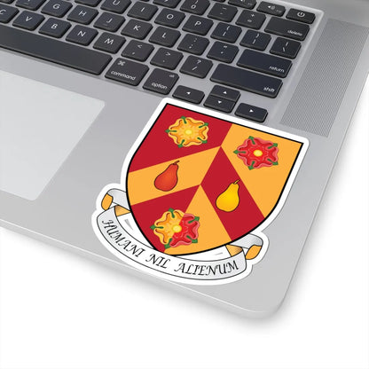 Wolfson College Oxford Coat Of Arms Motto (England) (Coat of Arms) STICKER Vinyl Kiss-Cut Decal - The Sticker Space