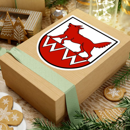 Wolfwil-blason (Switzerland) (Coat of Arms) STICKER Vinyl Kiss-Cut Decal - The Sticker Space