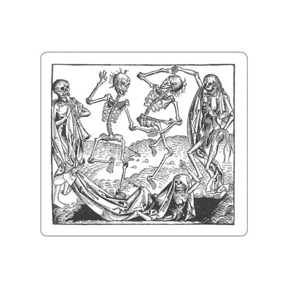 WOLGEMUT, Michael - Dance of Death (Artwork) STICKER Vinyl Die-Cut Decal White Die-Cut 3 Inch - The Sticker Space