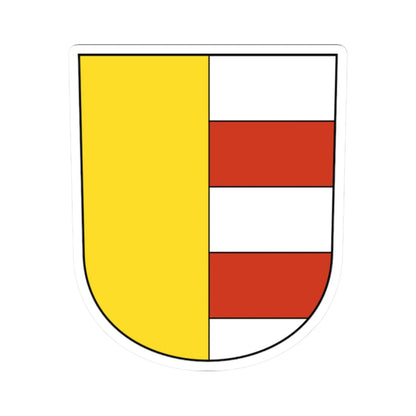 Wollishofen (Switzerland) (Coat of Arms) STICKER Vinyl Kiss-Cut Decal 2 Inch White - The Sticker Space