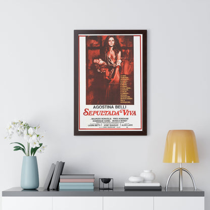 WOMAN BURIED ALIVE 1973 - Framed Movie Poster-The Sticker Space