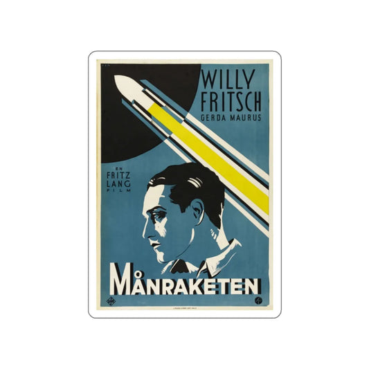 WOMAN IN THE MOON 1929 Movie Poster STICKER Vinyl Die-Cut Decal 2 Inch - The Sticker Space