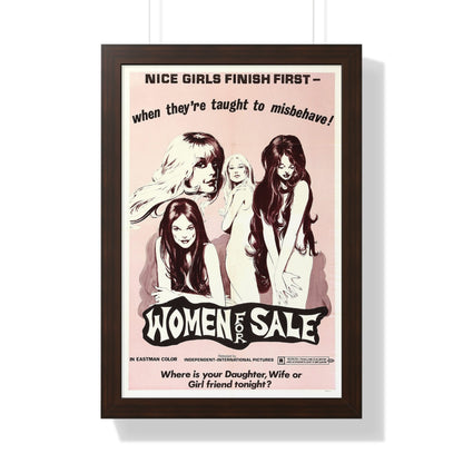 WOMEN FOR SALE 1969 - Framed Movie Poster-16″ x 24″-The Sticker Space