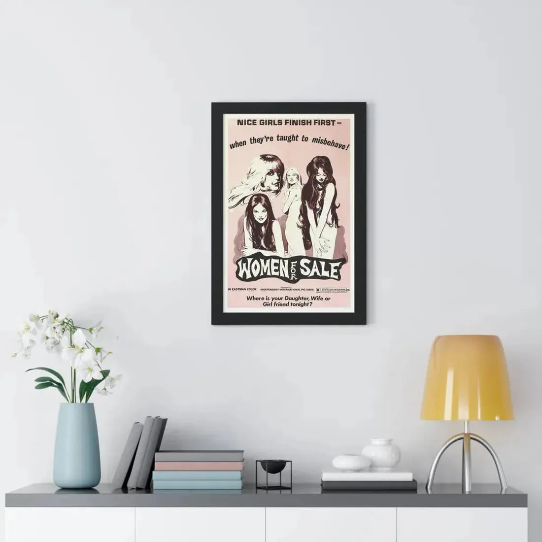 WOMEN FOR SALE 1969 - Framed Movie Poster - The Sticker Space