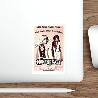 WOMEN FOR SALE 1969 Movie Poster STICKER Vinyl Die-Cut Decal-The Sticker Space