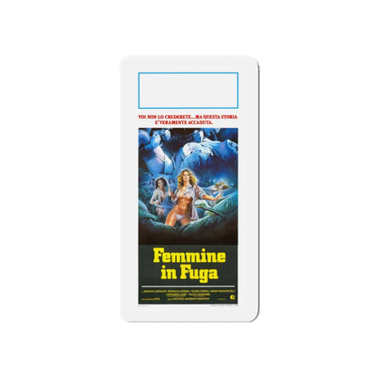 WOMEN IN FURY (ITALIAN) 1984 Movie Poster - Refrigerator Magnet 5 Inch - The Sticker Space