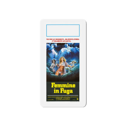 WOMEN IN FURY (ITALIAN) 1984 Movie Poster - Refrigerator Magnet 6 Inch - The Sticker Space