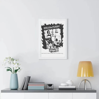 WOMEN OF DESIRE 1967 - Framed Movie Poster - The Sticker Space