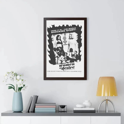WOMEN OF DESIRE 1967 - Framed Movie Poster - The Sticker Space