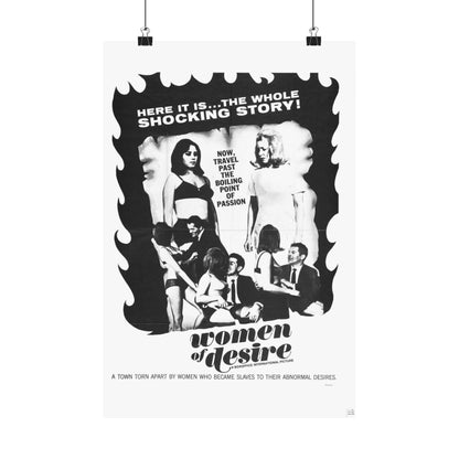 WOMEN OF DESIRE 1967 - Paper Movie Poster-12″ x 18″-The Sticker Space