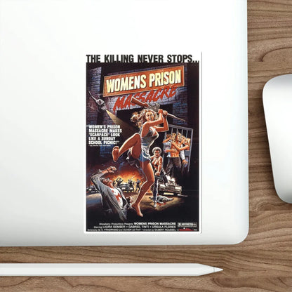 Women's Prison Massacre 1985 Movie Poster STICKER Vinyl Die-Cut Decal - The Sticker Space