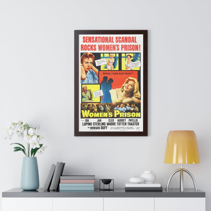 WOMEN'S PRISON 1955 - Framed Movie Poster-The Sticker Space