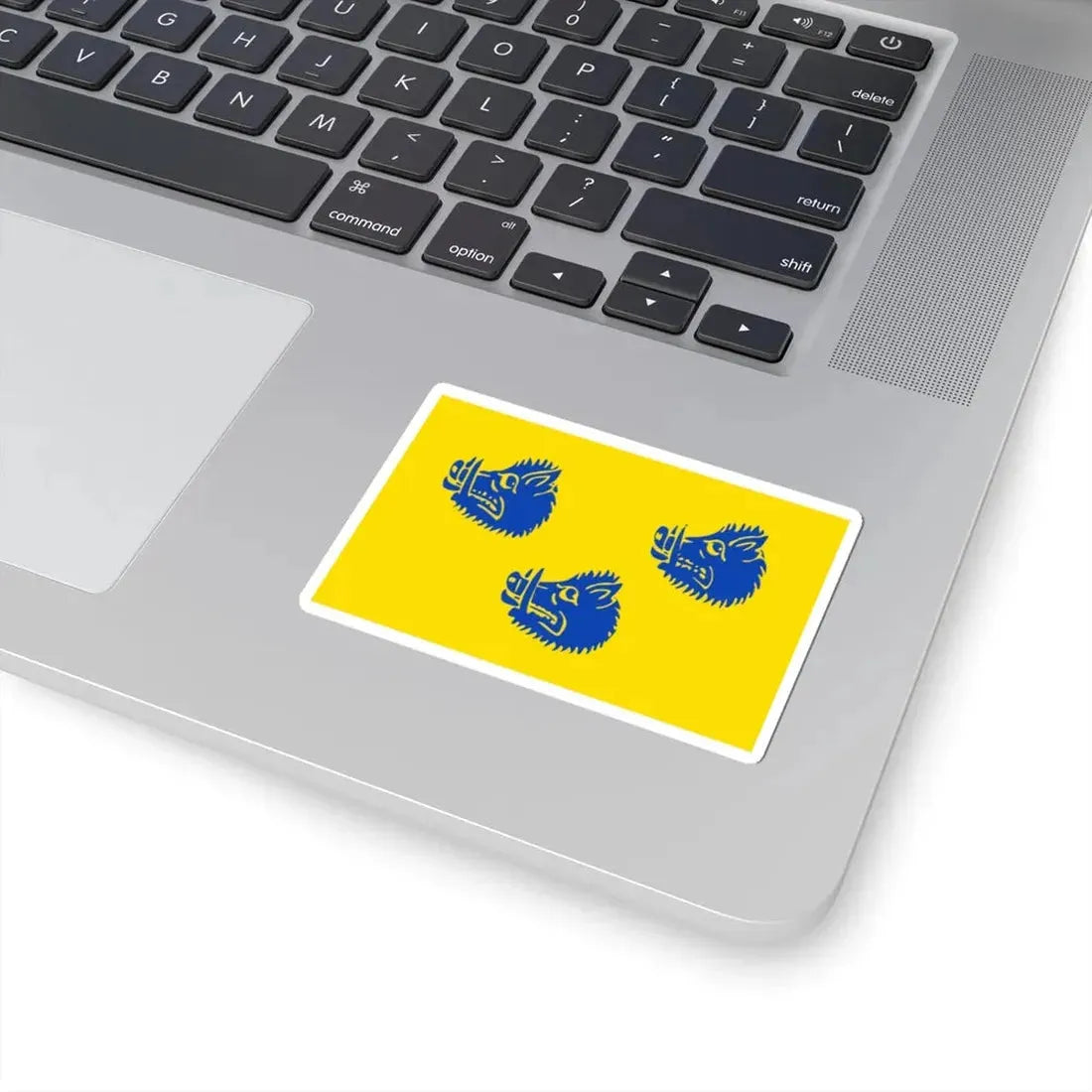 Wommelgem vlag (Belgium) STICKER Vinyl Kiss-Cut Decal - The Sticker Space