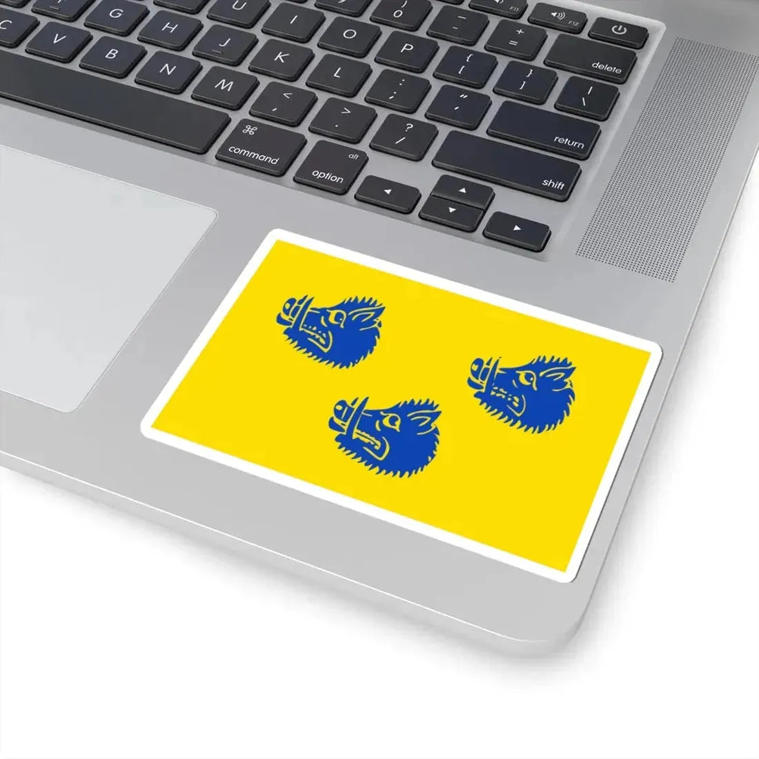 Wommelgem vlag (Belgium) STICKER Vinyl Kiss-Cut Decal - The Sticker Space