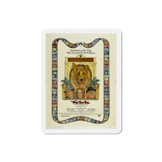 Won Ton Ton The Dog Who Saved Hollywood 1976 Movie Poster Refrigerator Magnet 2 Inch - The Sticker Space