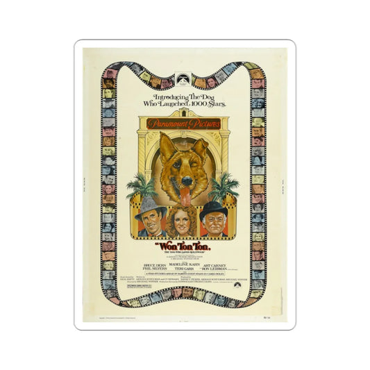 Won Ton Ton The Dog Who Saved Hollywood 1976 Movie Poster STICKER Vinyl Die-Cut Decal 2 Inch - The Sticker Space