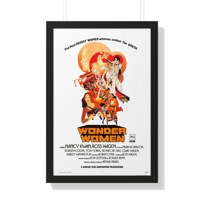 WONDER WOMEN 1973 - Framed Movie Poster-20" x 30"-The Sticker Space