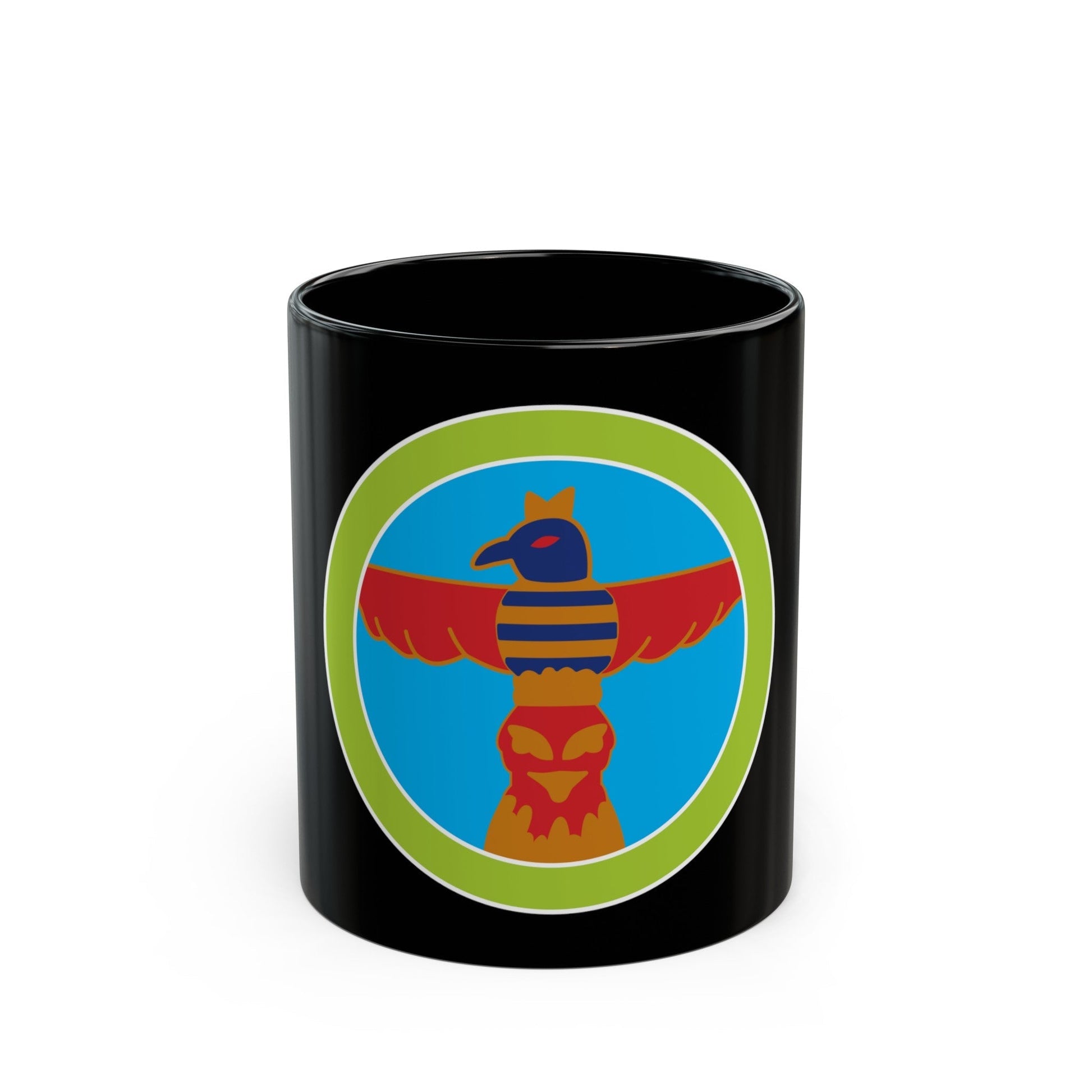 Wood Carving (Boy Scout Merit Badge) Black Coffee Mug-11oz-The Sticker Space