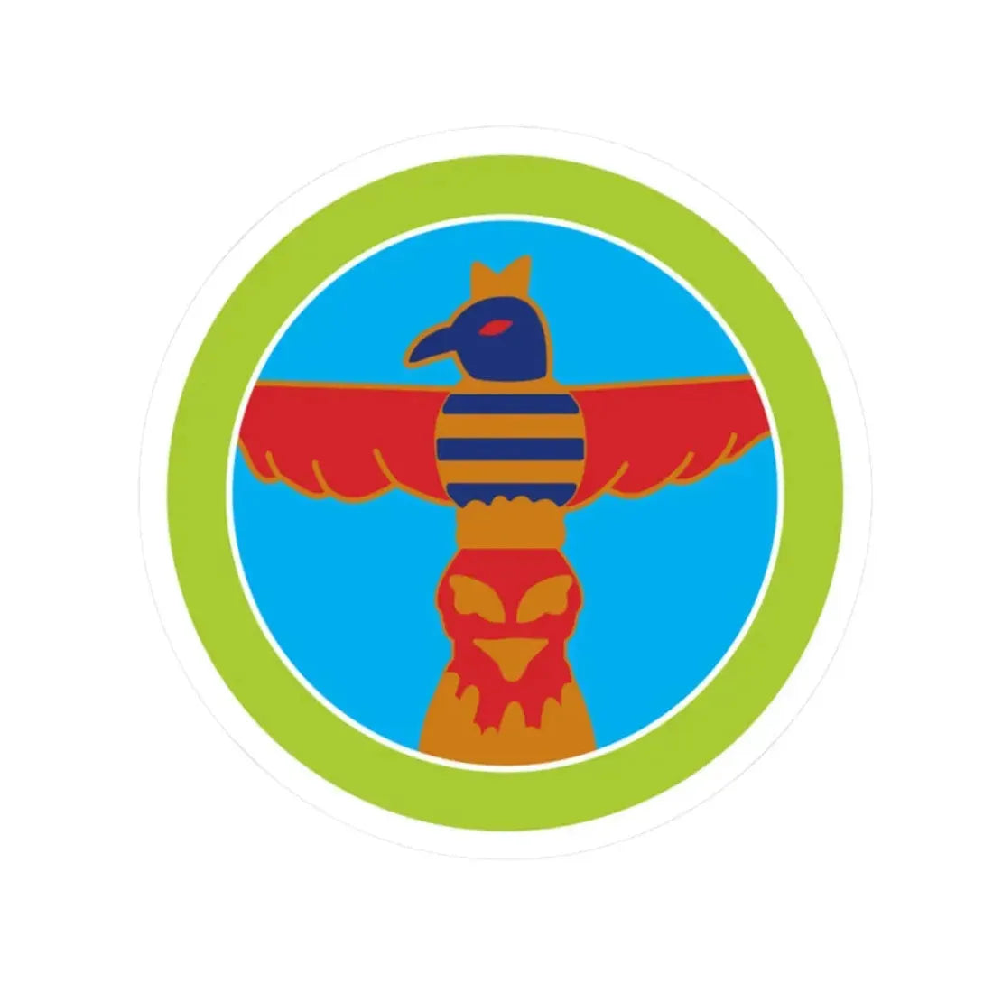 Wood Carving (Boy Scout Merit Badge) STICKER Vinyl Kiss-Cut Decal 2 Inch White - The Sticker Space