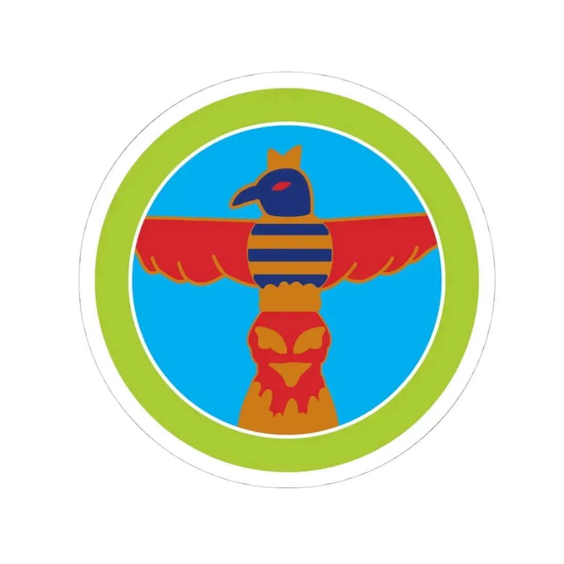 Wood Carving (Boy Scout Merit Badge) STICKER Vinyl Kiss-Cut Decal 4 Inch White - The Sticker Space