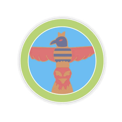 Wood Carving (Boy Scout Merit Badge) STICKER Vinyl Kiss-Cut Decal 6 Inch Transparent - The Sticker Space