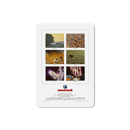 Woodstock 1970 Movie Poster Refrigerator Magnet 2 Inch - The Sticker Space